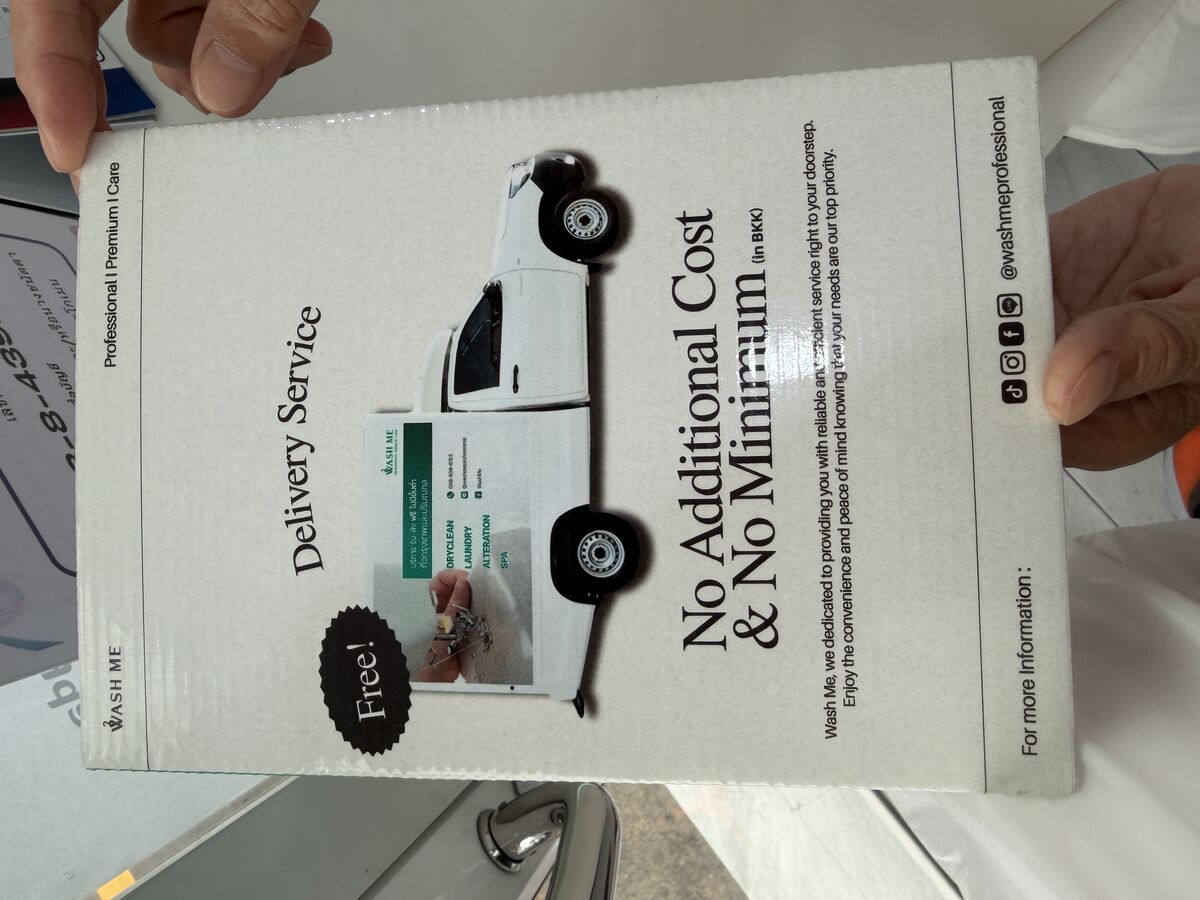 Wash Me Dry Cleaner - Laundry & Dry Cleaning on Sukhumvit Soi 49 Bangkok